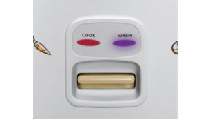 Automatic keep warm keeps rice fresh for 12 hours