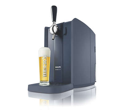 Fresh, cold draught beer at home