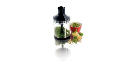XL chopper accessory for chopping large quantities