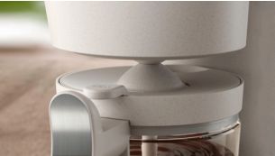 Drip stop feature to prevent coffee spillage