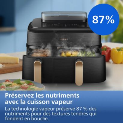 Notre premier double panier avec cuisson vapeur