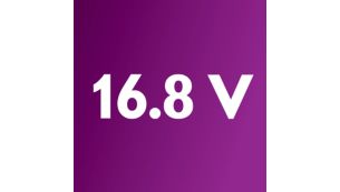 Kraftfulde 16,8 V batterier sikrer h&oslash;j sugestyrke