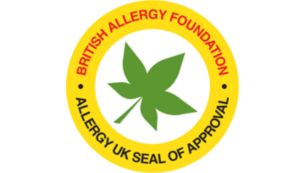 Godkendt af Allergy UK