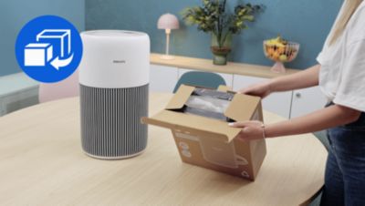 Tvarus dizainas ir 30 % mažesnė pakuotė