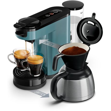 HD6591/40R1 SENSEO® Switch Kahvinkeitin kahvityynyille ja suodatinkahville