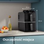 Podwójna porcja, 45% mniej miejsca