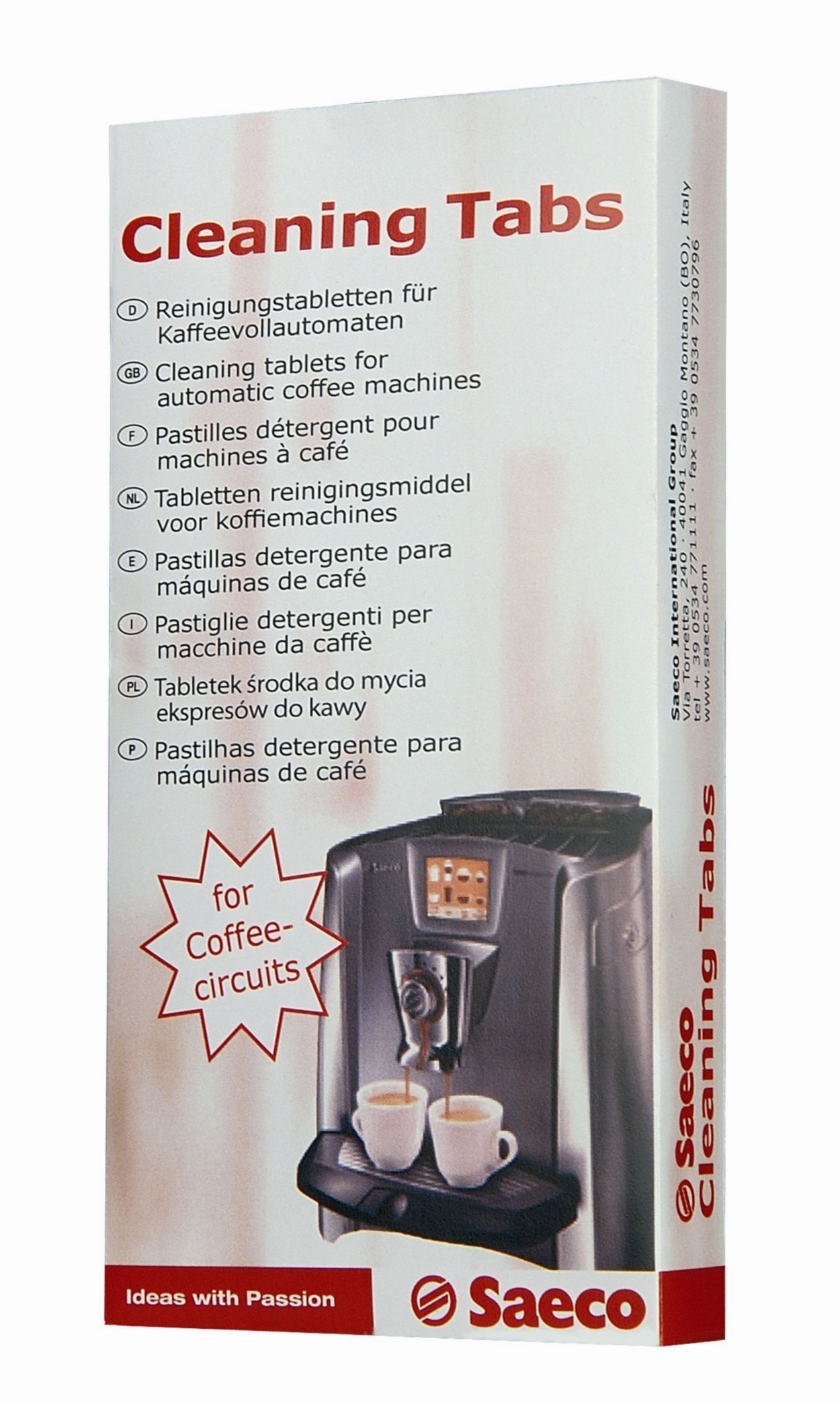 Coffee cleaning tablets