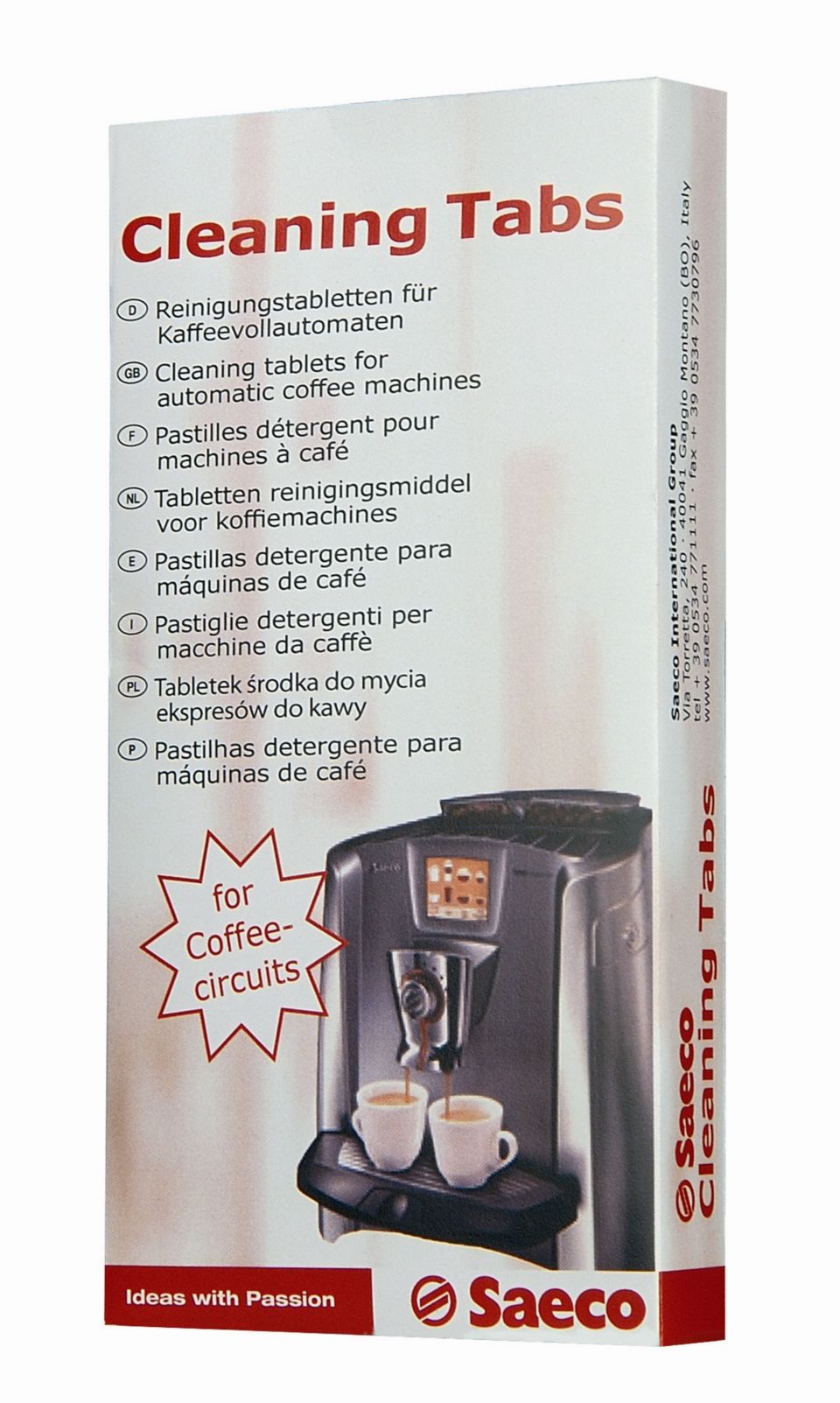 Coffee cleaning tablets