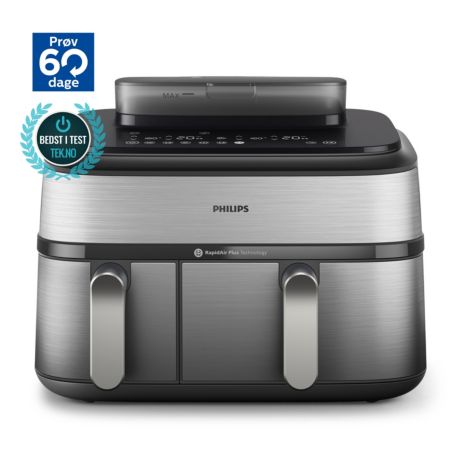 NA555/00 Airfryer 5000 Series Dual Basket med damp