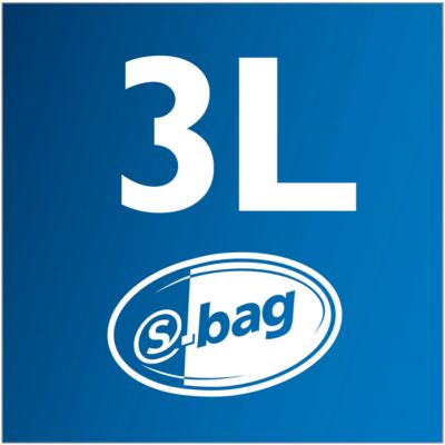 3-litrske vrečke s-bag za dolgotrajno učinkovitost
