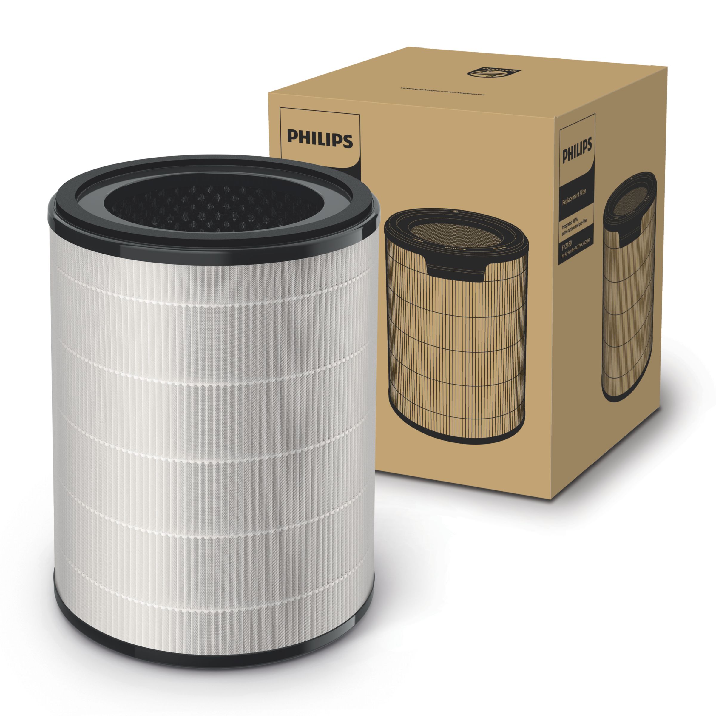 Philips Originální Náhradní Filtr - Integrovaný Filtr 3 v 1 - FY2180/30