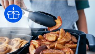 Manevrare sigură și ușoară a alimentelor