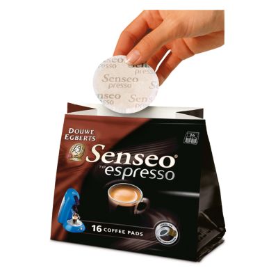 Le porte-dosette SENSEO® Espresso et les dosettes SENSEO® Espresso.