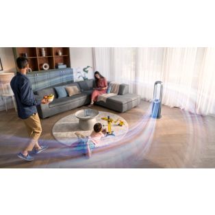 Purificateur d'air, ventilateur et chauffage 3-en-1