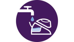 Op elk moment aanvullen met kraanwater