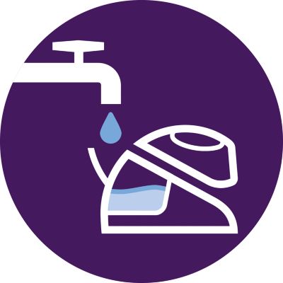 Op elk moment aanvullen met kraanwater