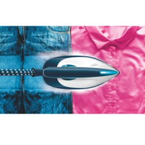 Iron faster with 2 x more steam*