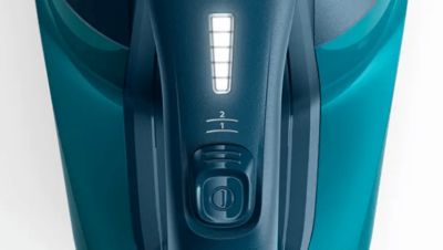 2 ātruma iestatījumi atbilstoši atšķirīgiem grīdu segumiem un netīrumu veidiem