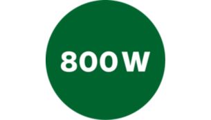 מנוע 800W חזק, ועם זאת חסכוני בחשמל