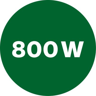 Мощен, но енергийно ефективен 800 W мотор