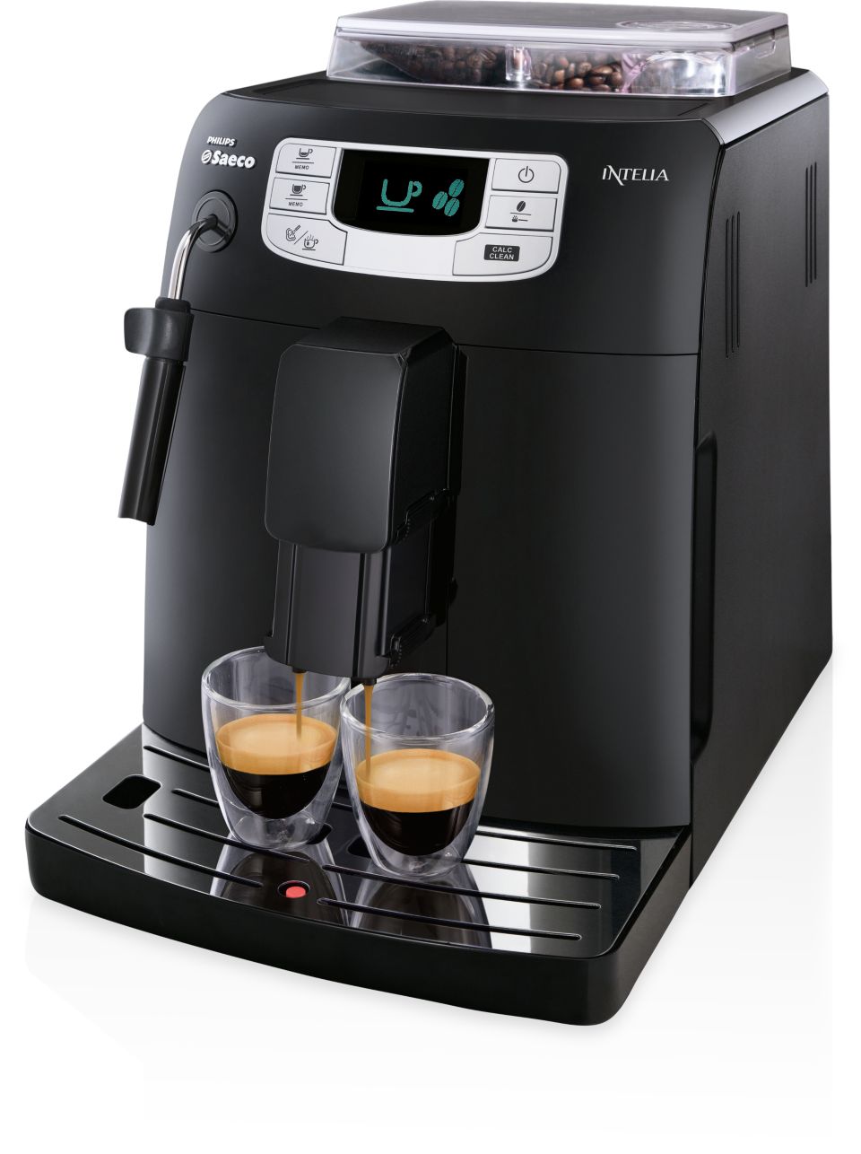 Espresso in kava s pritiskom na gumb