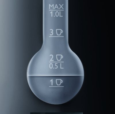 Vienas krūzes ūdens līm. ind. ļauj uzvārīt vajadzīgo ūdens daudzumu