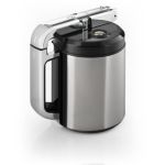 Integrated milk carafe for sensational froth