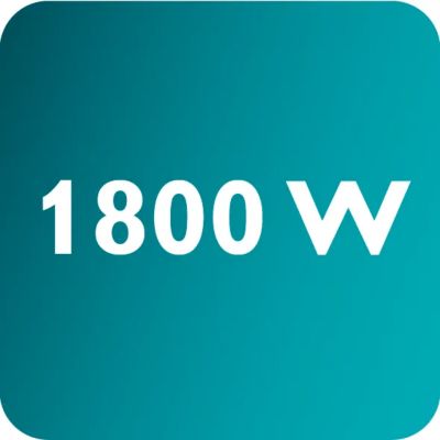 Snaga do 1800 W omogućava stalan snažan izlaz pare