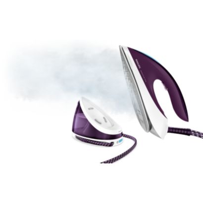 Ātrāka gludināšana, izmantojot 2 x vairāk tvaika*