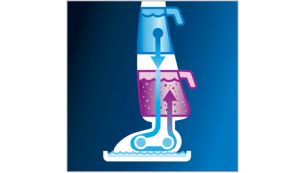 Serbatoi dell'acqua sporca e pulita separati