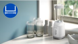 Compact design for your kitchen counter and easy storage
