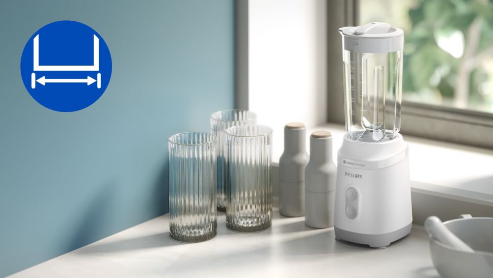 Compact design for your kitchen counter and easy storage