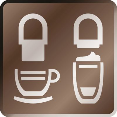 Ajuste la boquilla de salida del café para que se adapte a cualquier taza