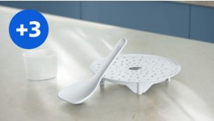 Accessories included for convenient cooking