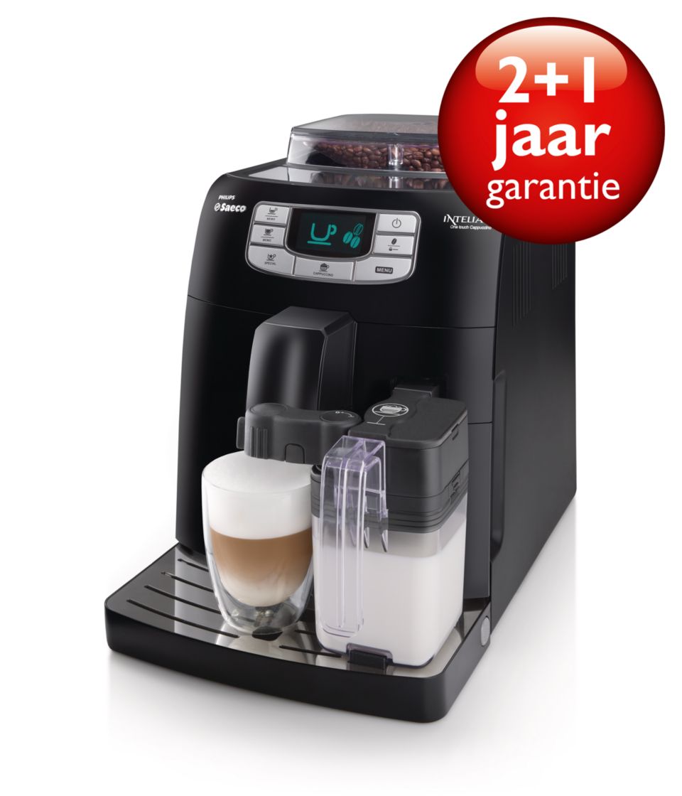 Espresso en cappuccino met één druk op de knop