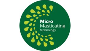 MicroMasticating-tehnoloogiaga pressitakse mahlaks kuni 90%* puuviljast