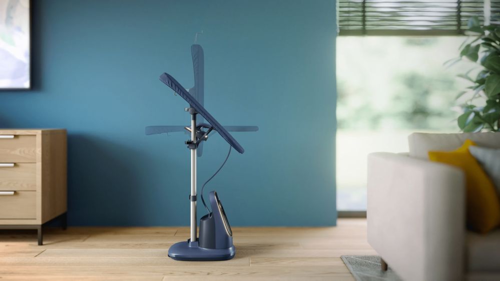 Integrated multi-angle adjustable ironing board