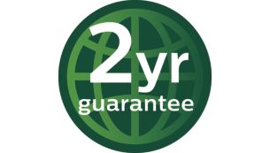 2-year worldwide warranty