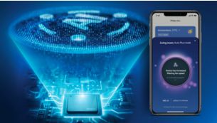 Registrerer og tilpasser sig automatisk for at opn&aring; de bedste resultater