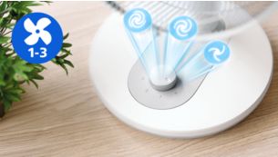 3 Geschwindigkeitsstufen f&uuml;r individuelle K&uuml;hlung