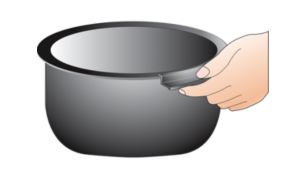 Innerpot with cool carrying handles