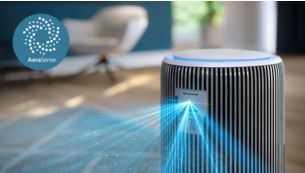 Erkennt und passt sich intelligent an die Luftqualität in Innenräumen an