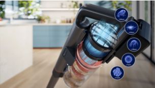 Le syst&egrave;me de filtre capture <&nbsp;99,9&nbsp;% des poussi&egrave;res et allerg&egrave;nes&nbsp;(8)
