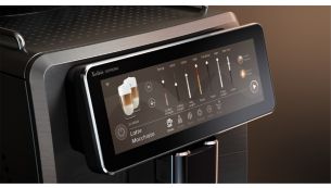 Personalizza fino a 7 impostazioni di caffè con CoffeeEqualizer Touch+