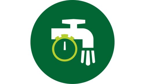 QuickClean-mand met anti-aanbakooster, schoon te maken in 90 sec.