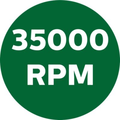 Up to 35000rpm