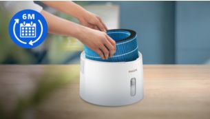 Long life filters up to 6 months
