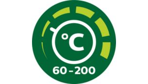 Instelbare tijd- en temperatuurregeling