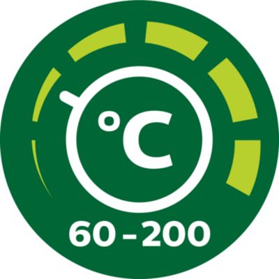 Justerbar betjening af tid og temperatur
