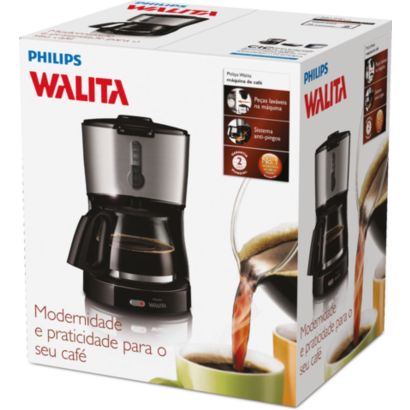 Café feito com filtro, preparado facilmente